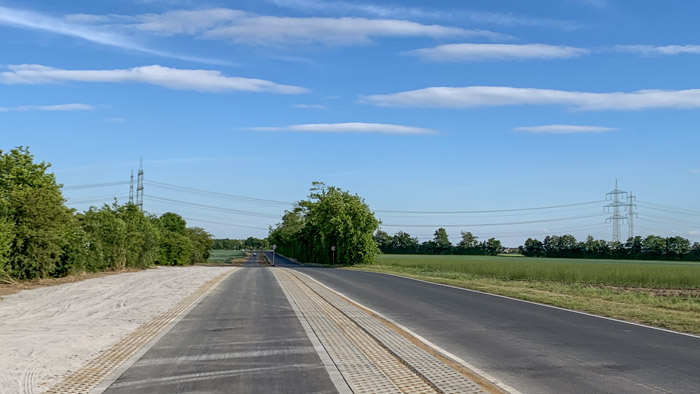 Radweg an der Südstraße ist fertig gestellt